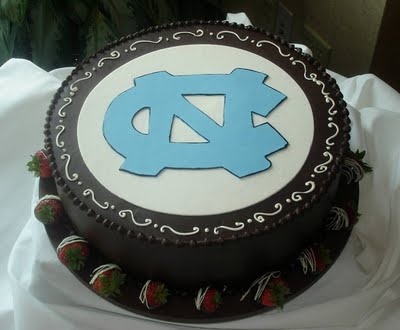 UNC Tar Heel Grooms Cake