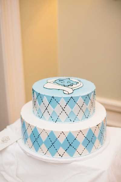 UNC Tar Heels Birthday Cake