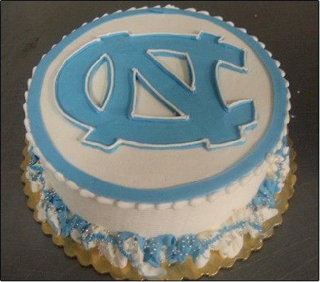 UNC Tar Heels Birthday Cake