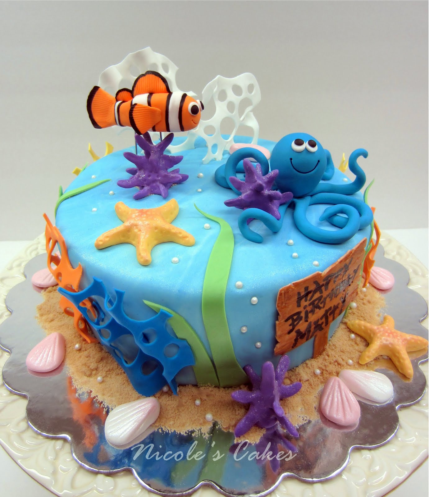 Under Sea Birthday Cake