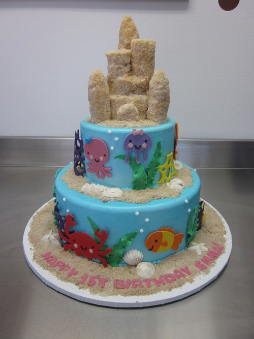 Under the Sea Birthday Cake