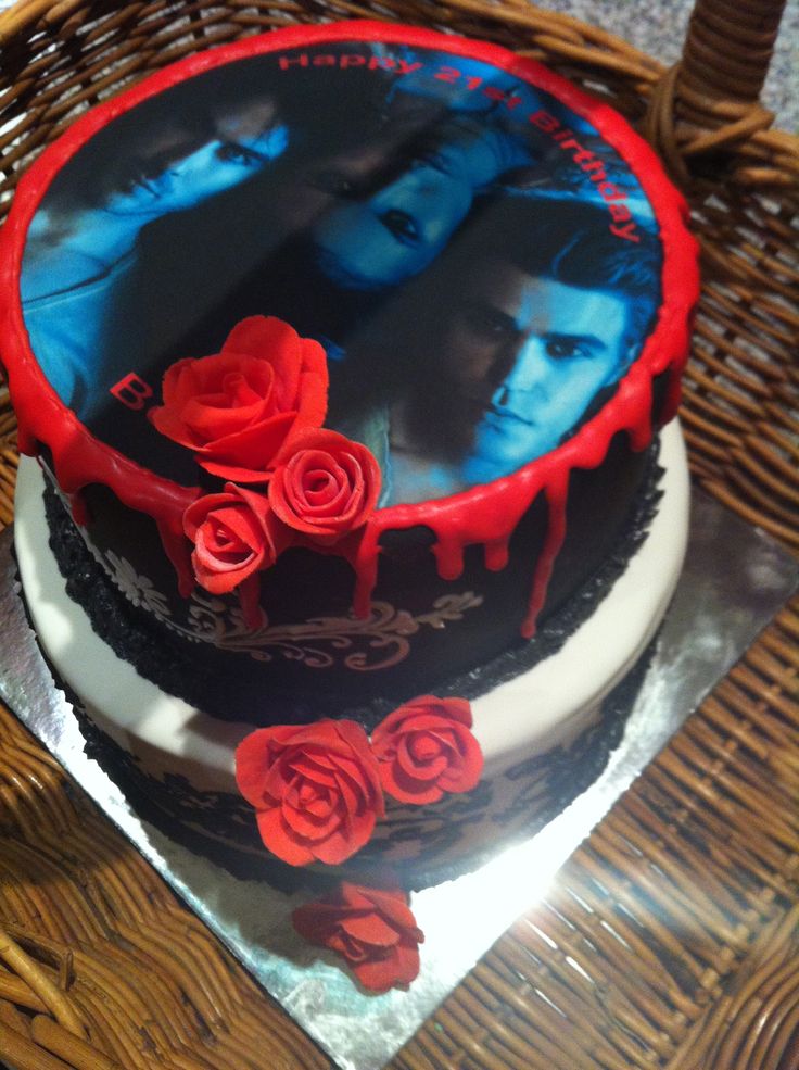 Vampire Diaries Birthday Cake