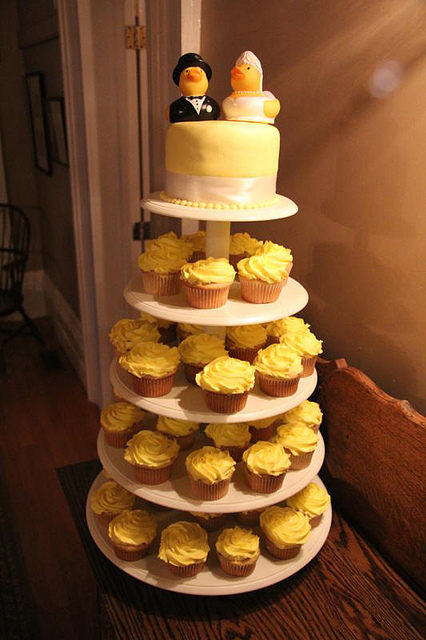 Wedding Rubber Duck Cupcakes