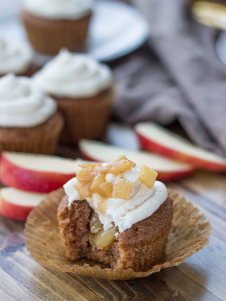 Whiskey Hard Cider Cupcakes