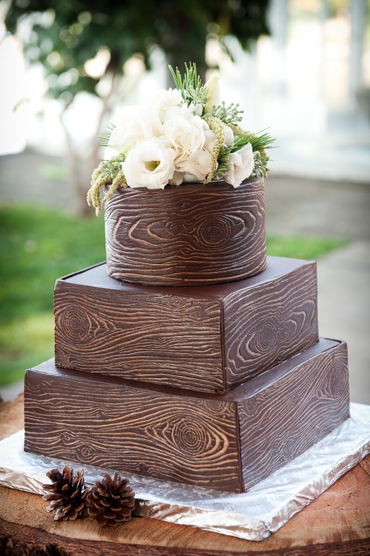 Wood Wedding Cake Ideas