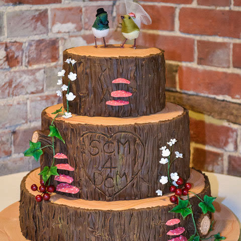 Woodland Wedding Cake