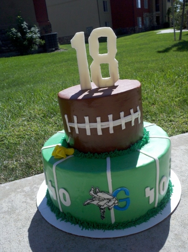 18th Birthday Cake Football
