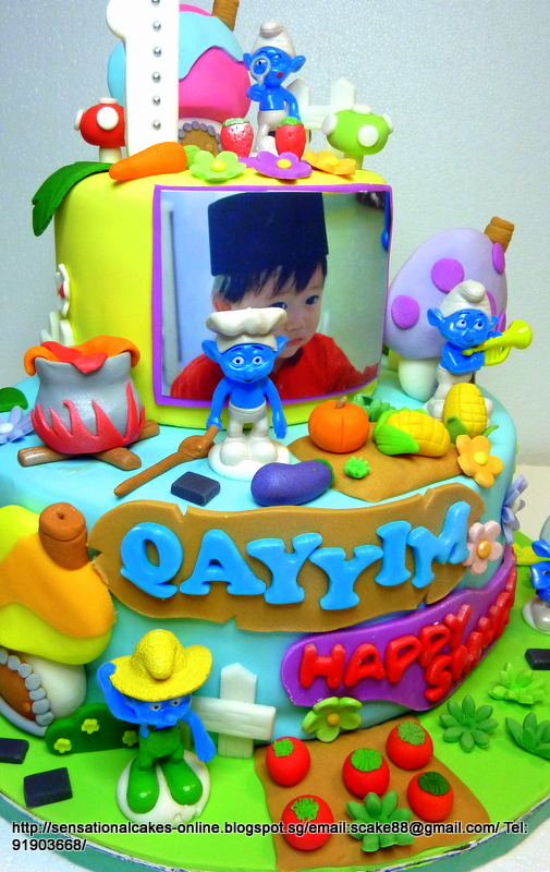 1st Year Old Boy Birthday Cake