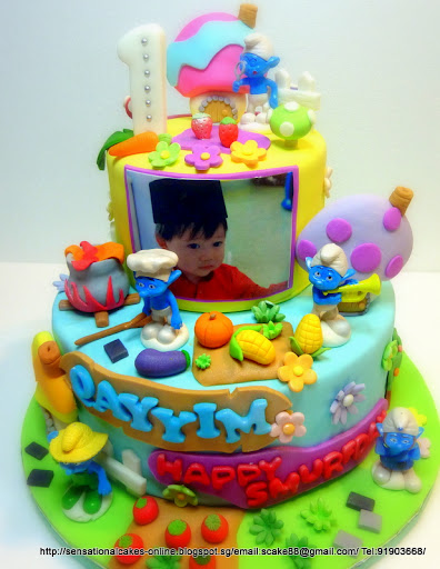 11 Photos of Smurf 2 Birthday Cakes 11 Photos of Smurf 2 Birthday Cakes