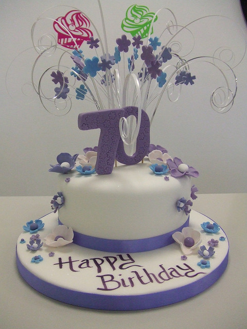 70th Birthday Cake 70th Birthday Cake