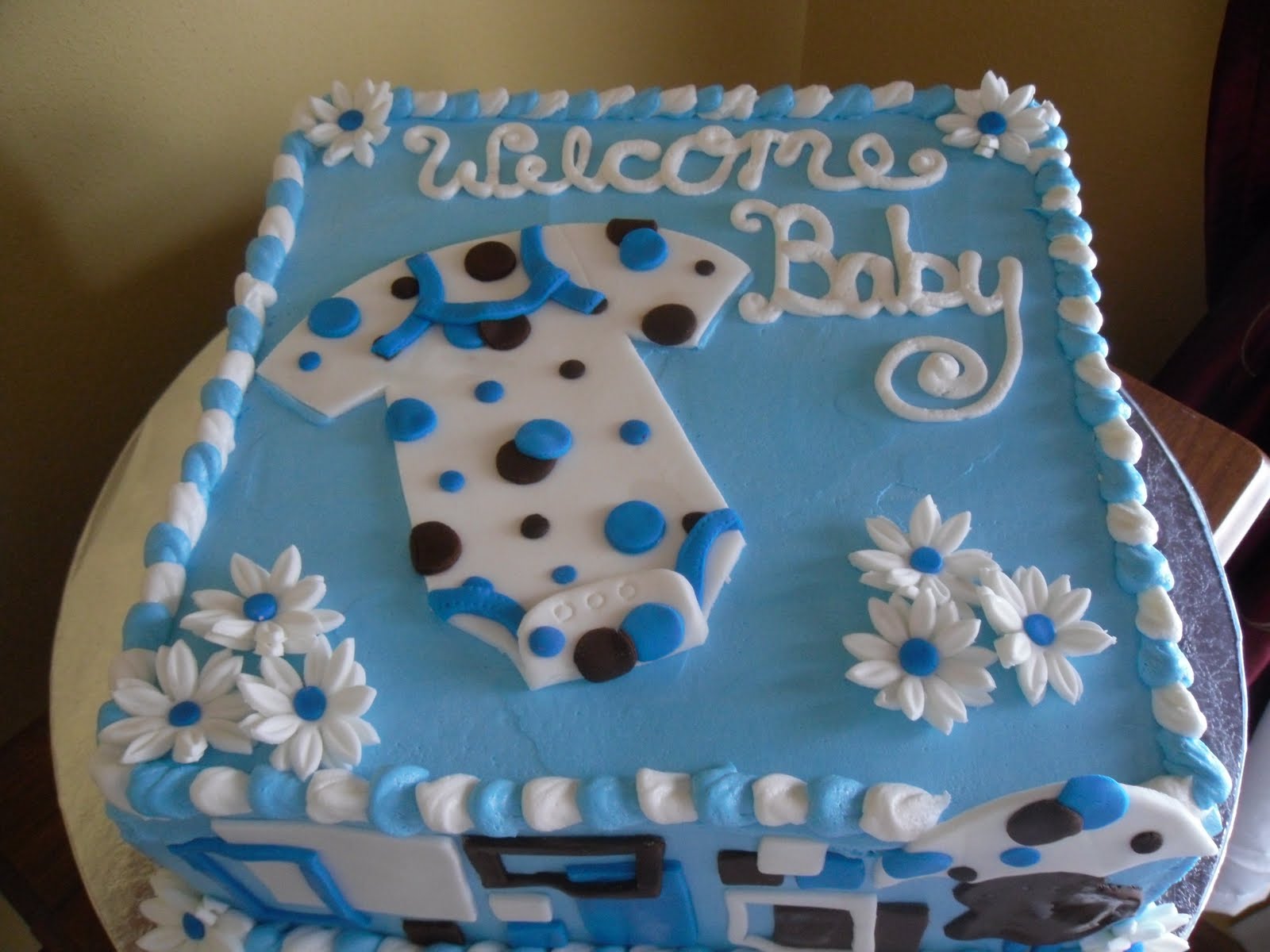 Baby Boy Shower Cake Decorations Baby Boy Shower Cake Decorations
