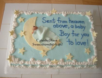Baby Shower Cake Buttercream