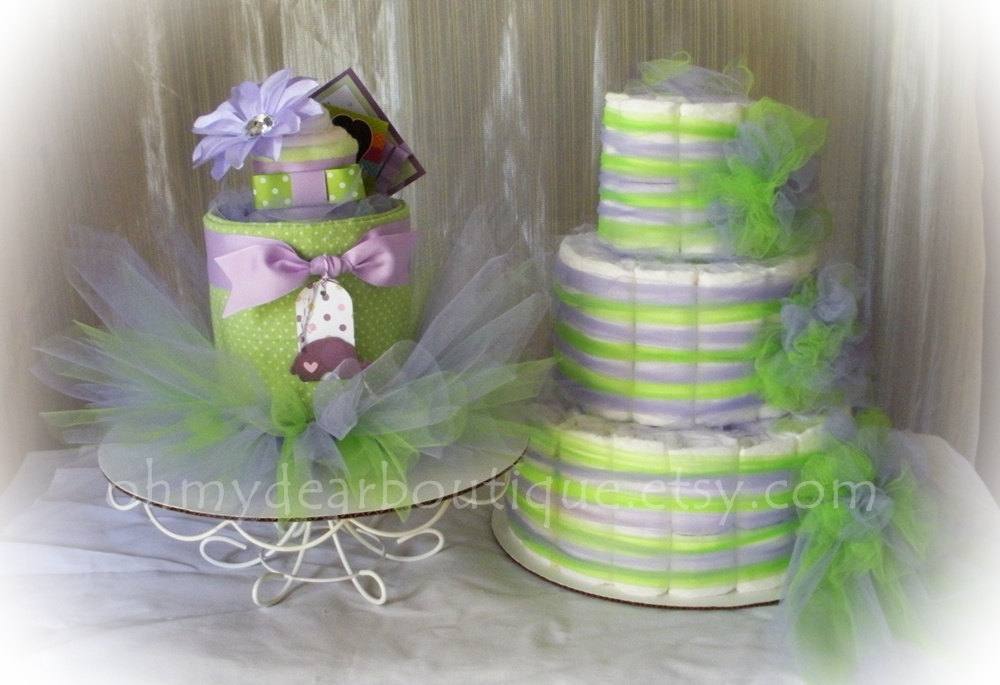 Baby Shower Diaper Cake Baby Shower Diaper Cake