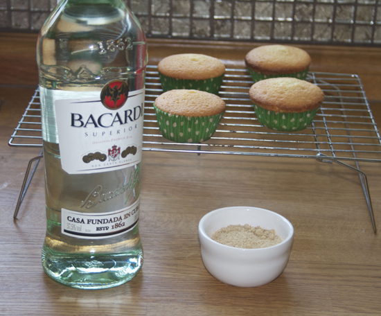 Bacardi Rum Cake Cupcakes