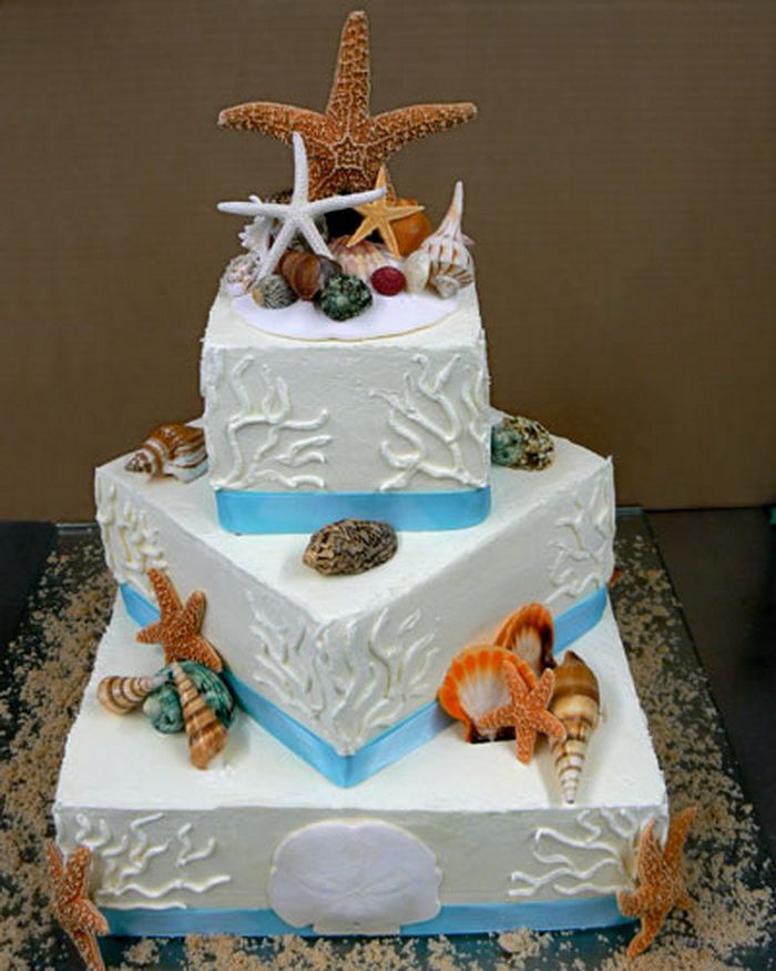 Beach Theme Wedding Cake Beach Theme Wedding Cake