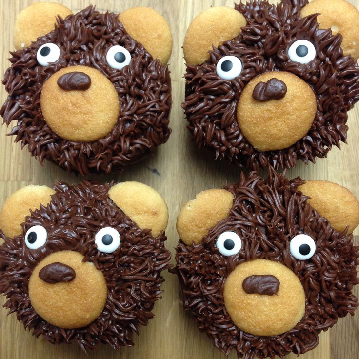 Bear Cupcakes