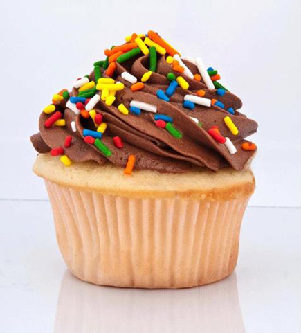 Birthday Cake Flavor Cupcakes