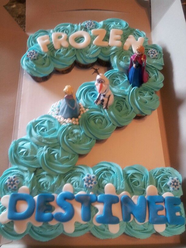 Birthday Cupcake Cake Number 2 Birthday Cupcake Cake Number 2