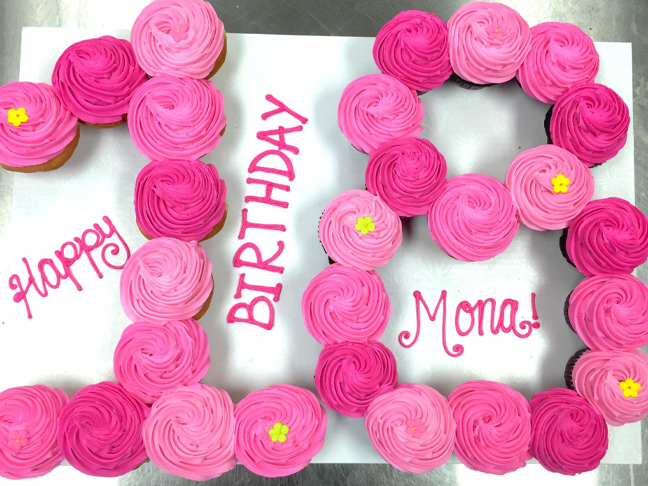 Birthday Cupcake Cake Number 3 Birthday Cupcake Cake Number 3
