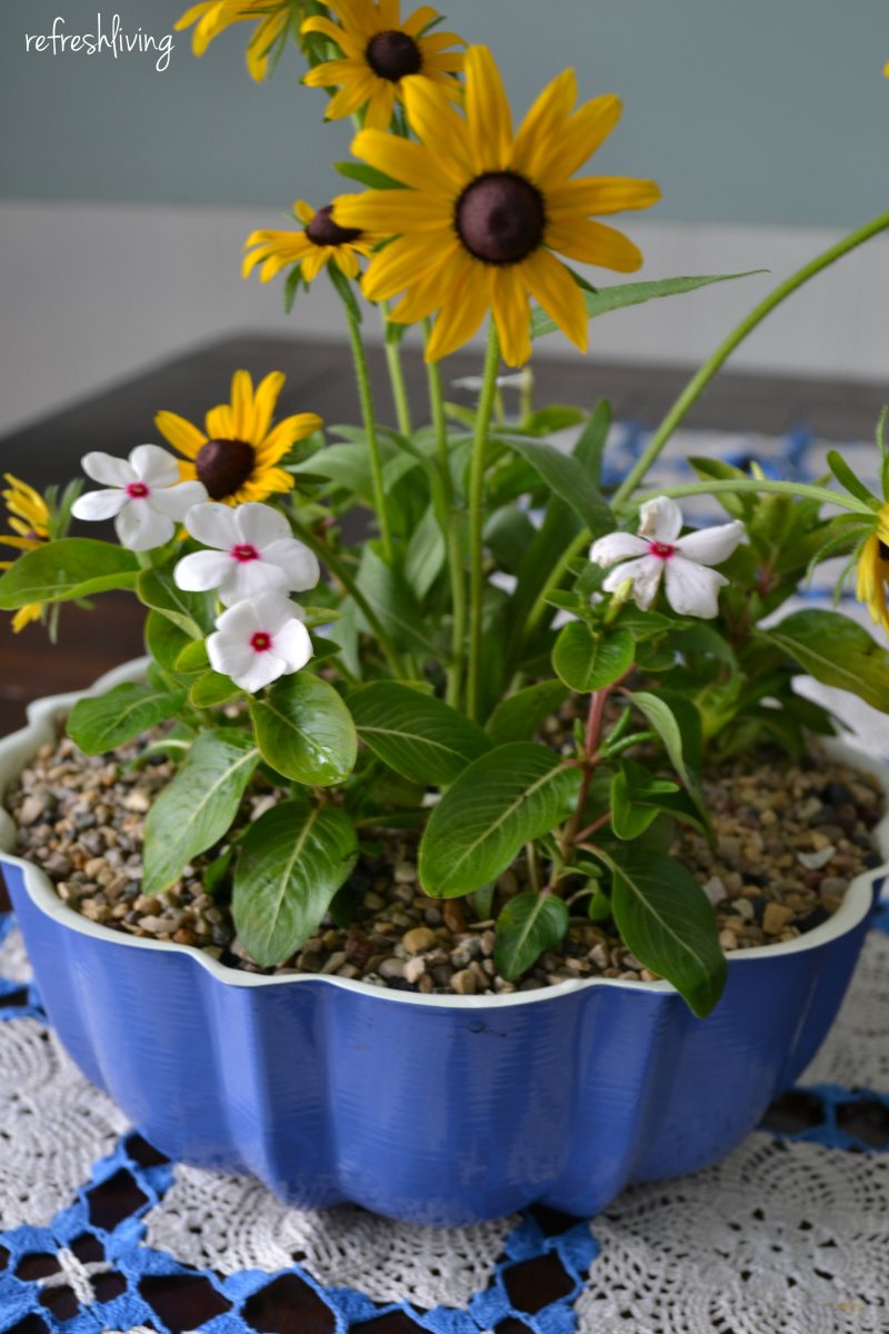 Bundt Pan Flower Pot