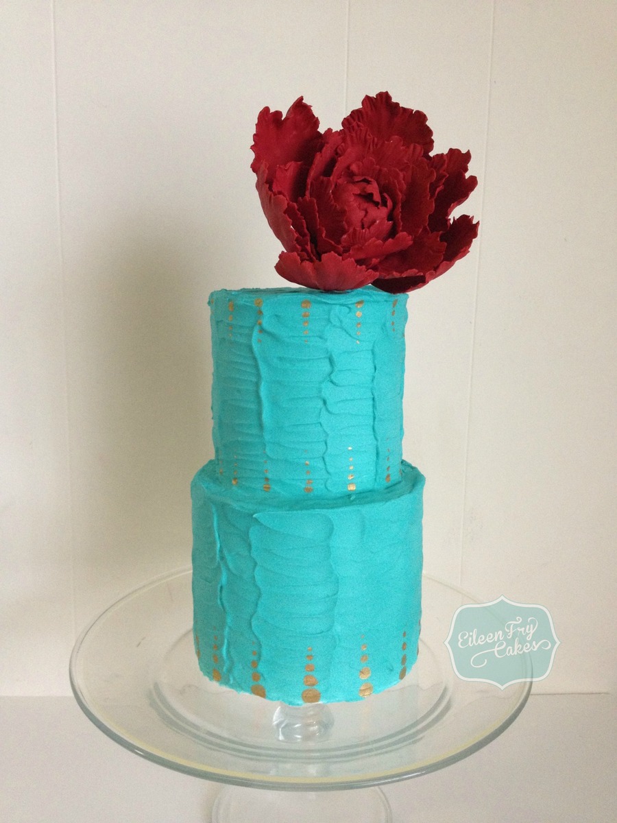 Buttercream and Fondant Cake Buttercream and Fondant Cake