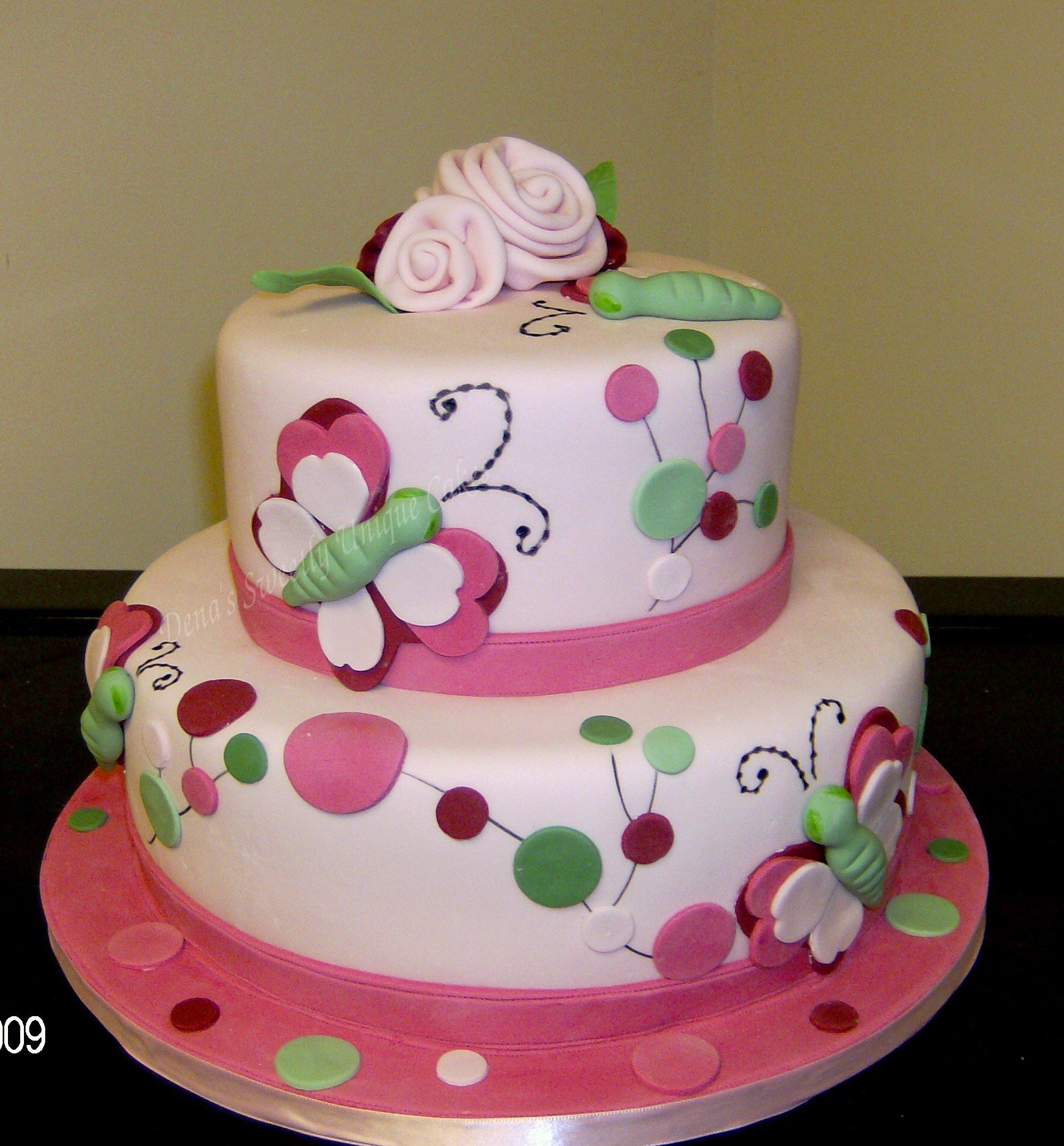 Butterfly Birthday Cake