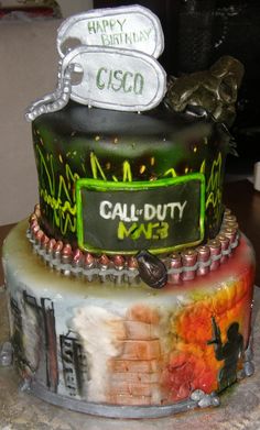 Call of Duty Modern Warfare Birthday Cake