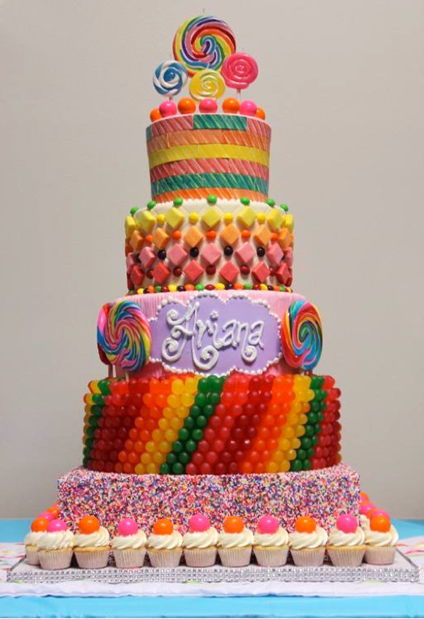 Candy Birthday Cakes Candy Birthday Cakes