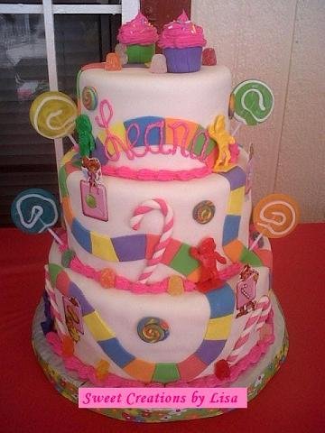 Candy Land Cakes Birthday Cake