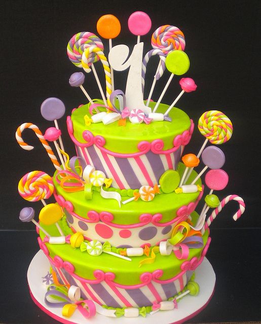 Candy Themed Cake Candy Themed Cake