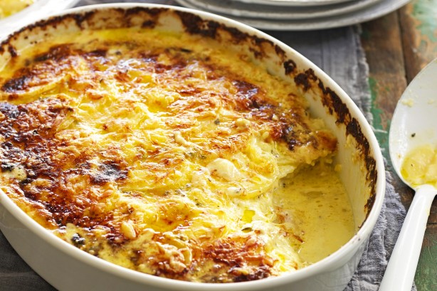 Cheesy AU Gratin Potatoes