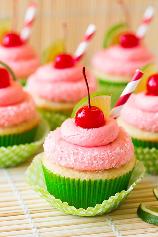 Cherry Limeade Cupcakes Recipe