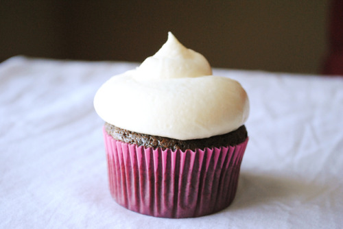 Chocolate Cupcake with Cream Chocolate Cupcake with Cream