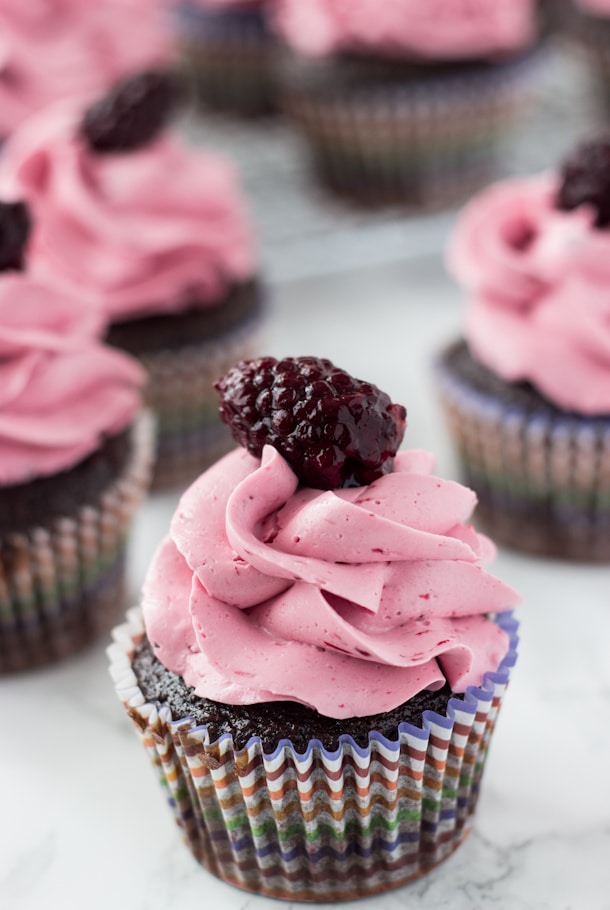 Chocolate Red Wine Cupcakes