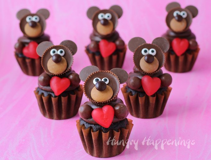 Chocolate Teddy Bear Cupcakes Chocolate Teddy Bear Cupcakes