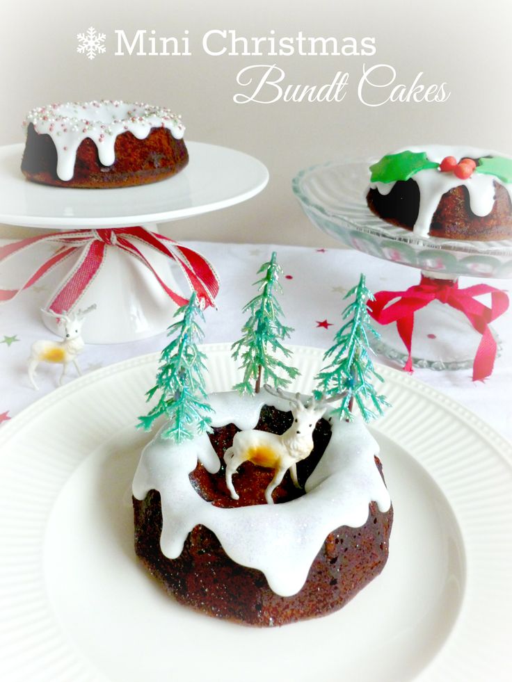 Christmas Mini Bundt Cake Recipes