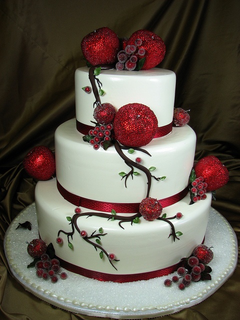 Christmas Wedding Cake