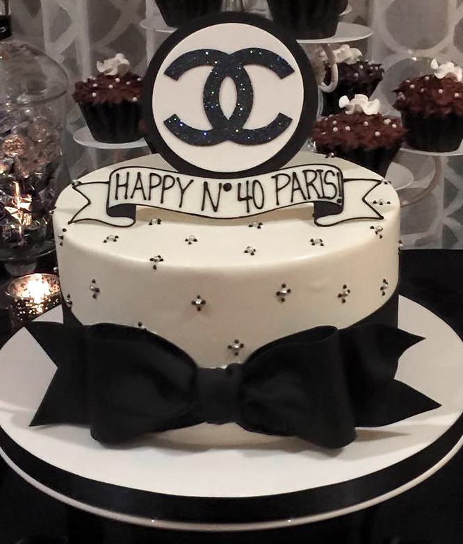Coco Chanel Birthday Cake