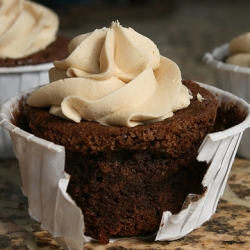 Coffee Brownies with Mocha Frosting