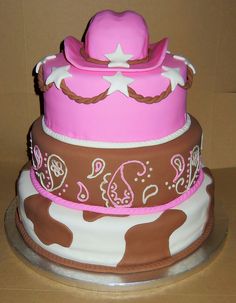 Country Girl Cowgirl Birthday Cake Country Girl Cowgirl Birthday Cake