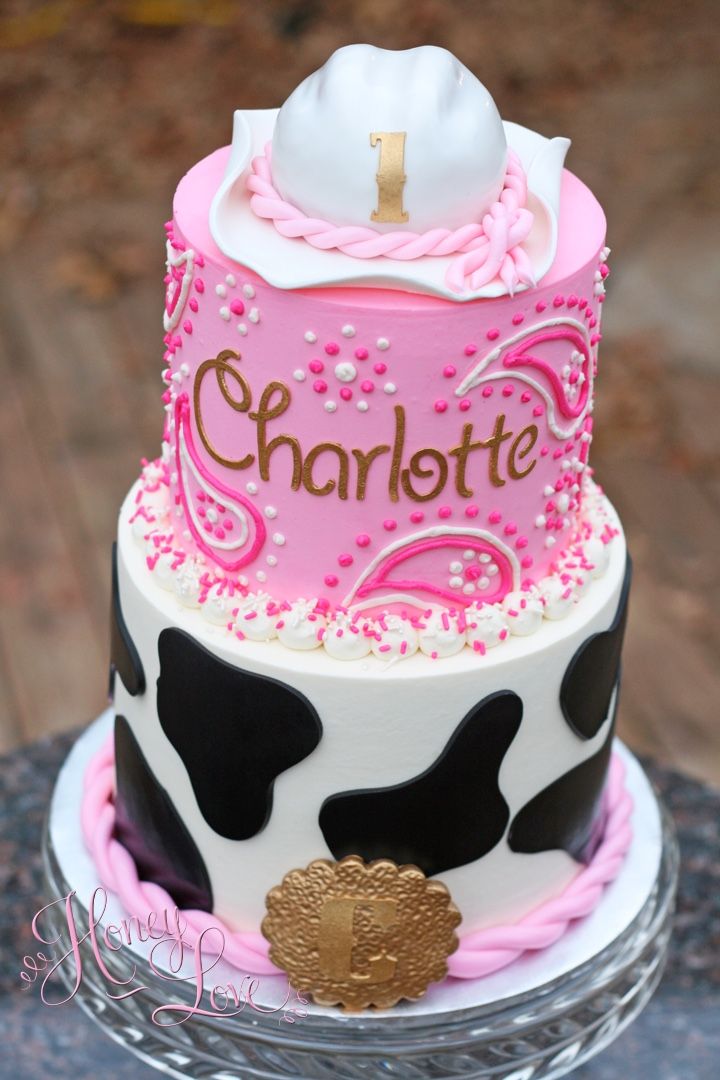 Cowgirl Birthday Cake