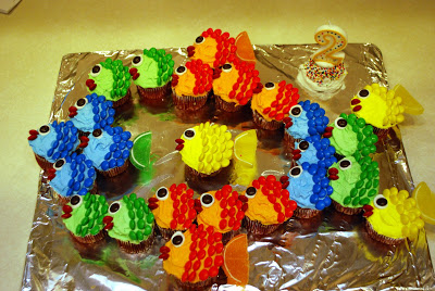 Cupcakes Shaped Like Fish
