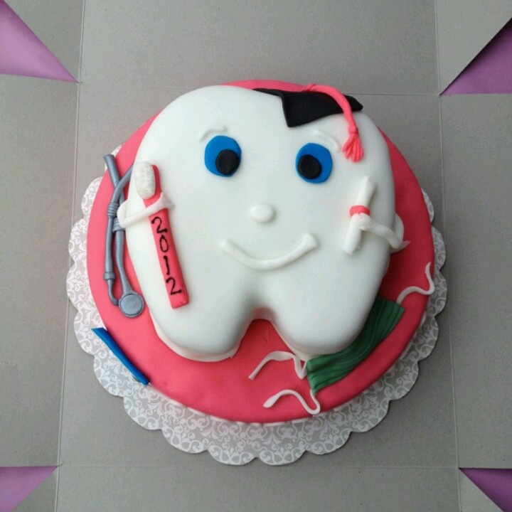 Dental Hygiene Graduation Cake