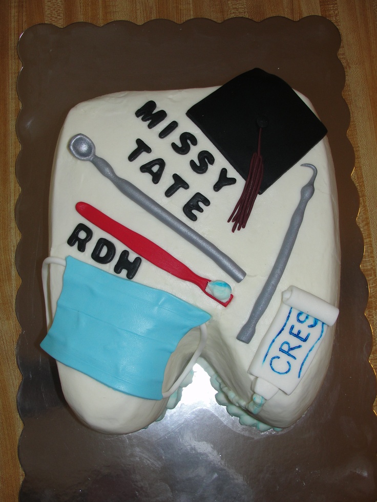 Dental Hygiene Graduation Cake