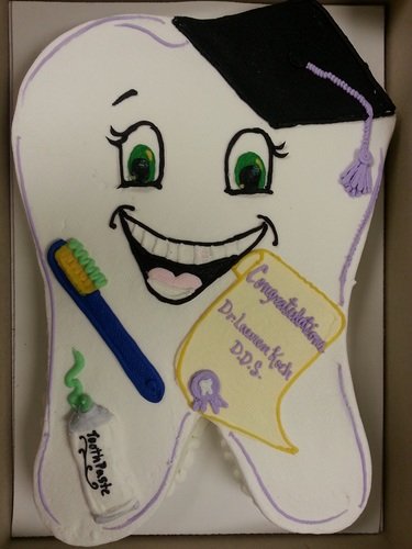 Dental School Graduation Cake