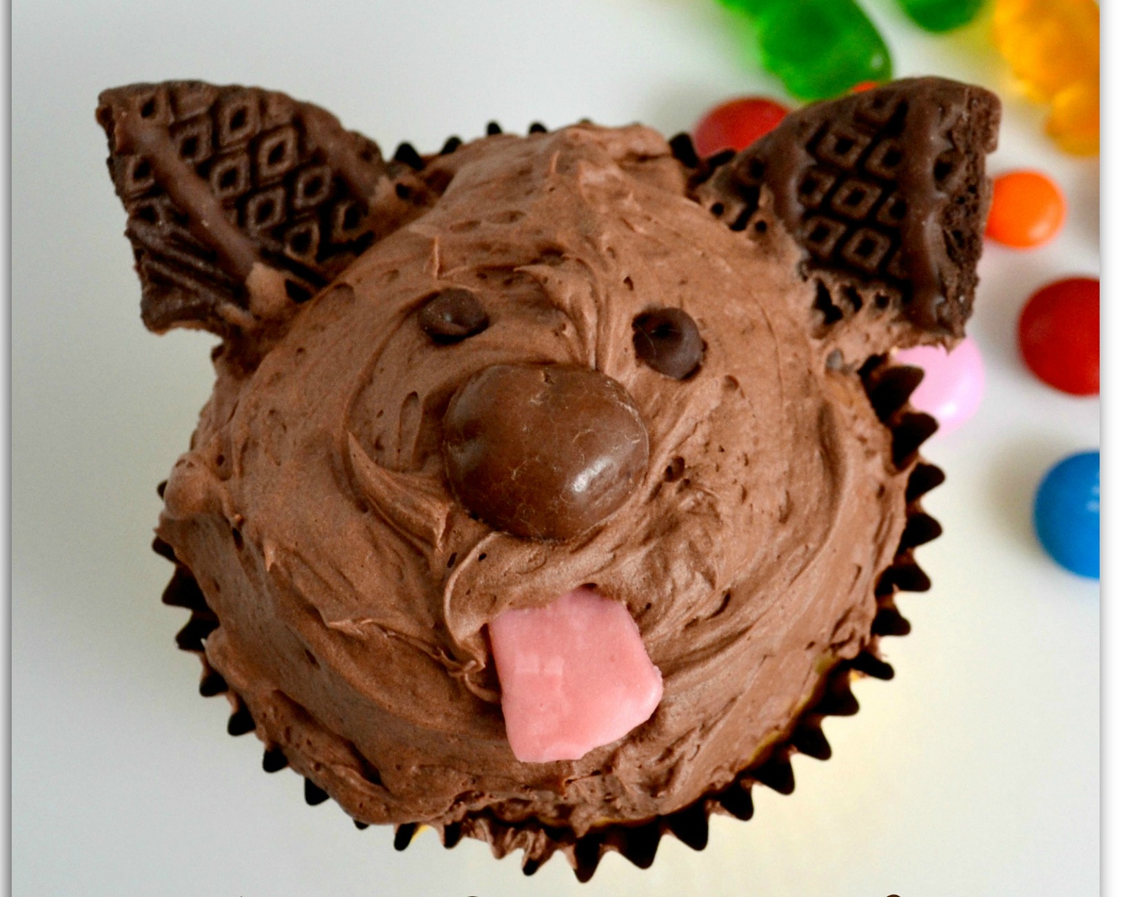 Dog Chocolate Cupcake