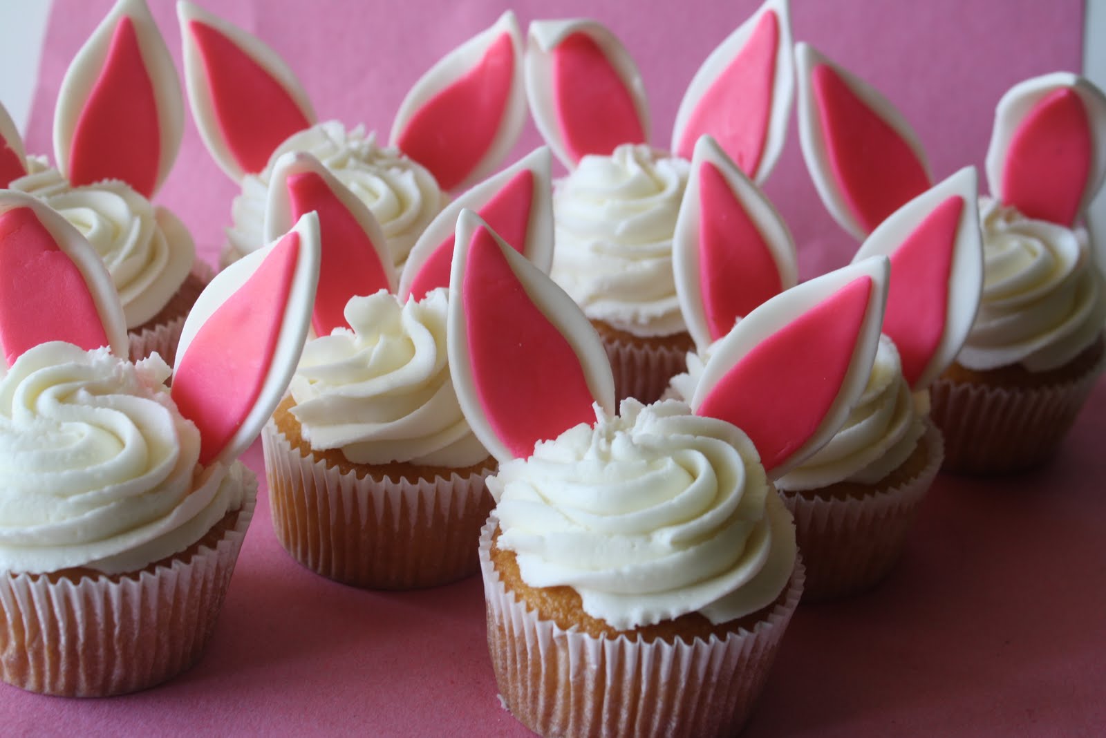 Easter Bunny Cupcakes