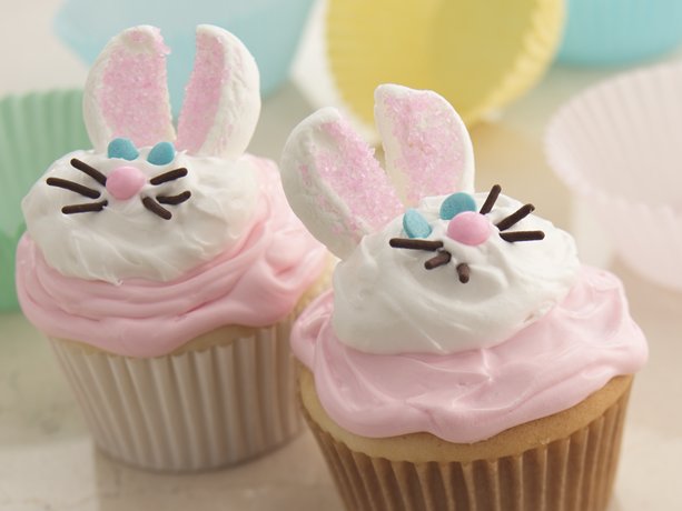 Easy Easter Bunny Cupcakes Easy Easter Bunny Cupcakes