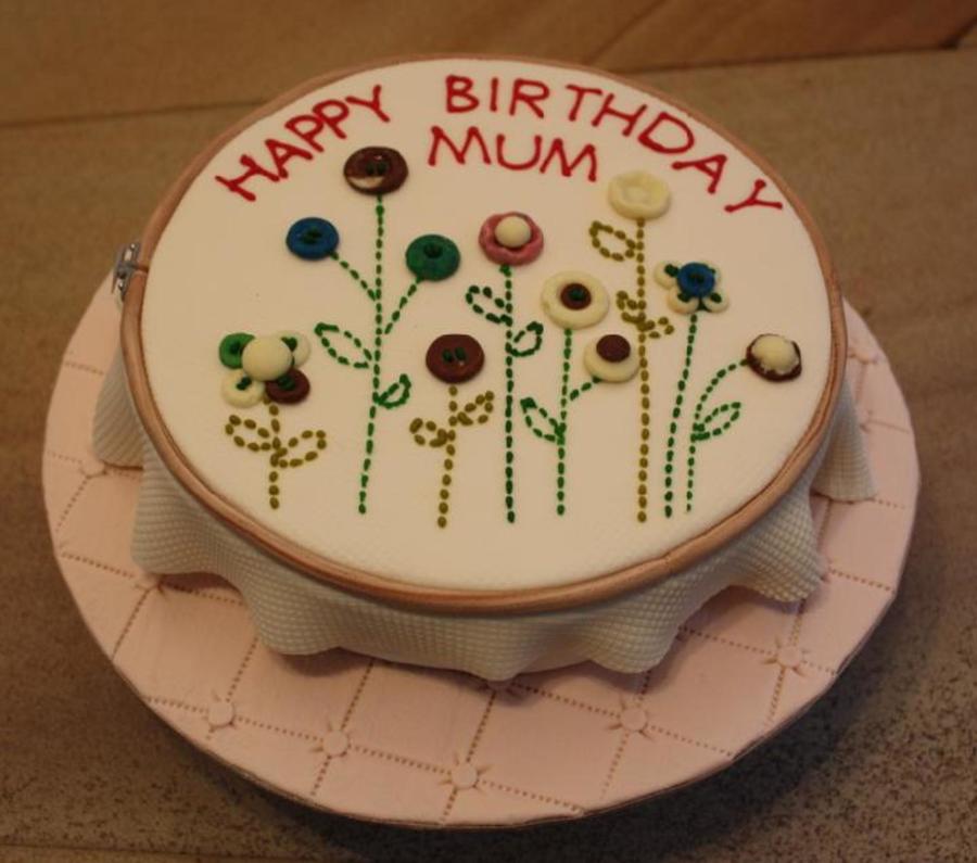 Embroidery Cake