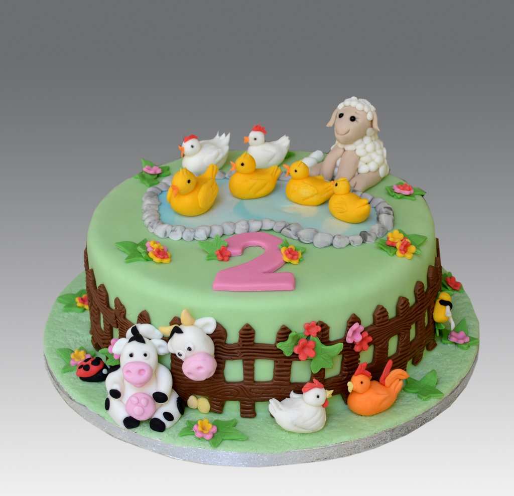 Farm Animals Cake